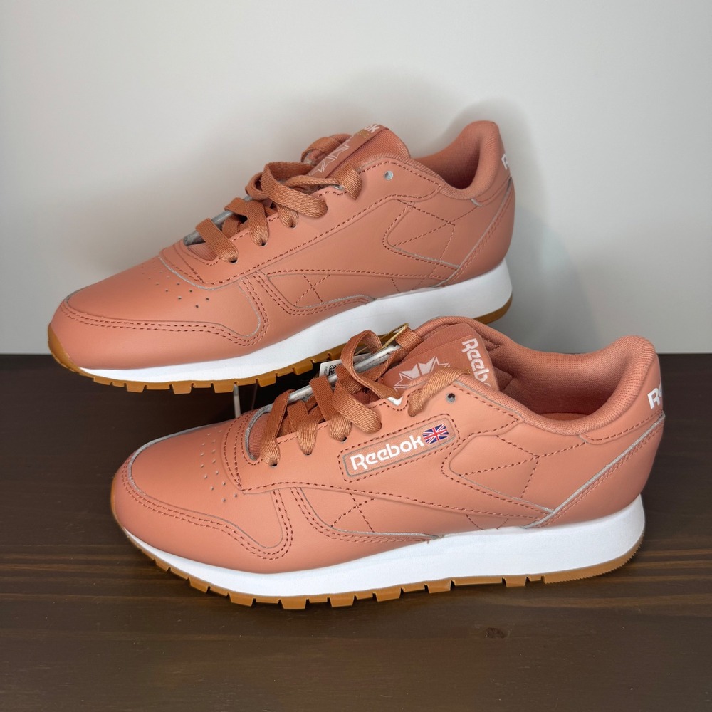 Reebok Womens Shoes Classic Leather Running Canyon Coral Gum GY6811 Sz 6 New